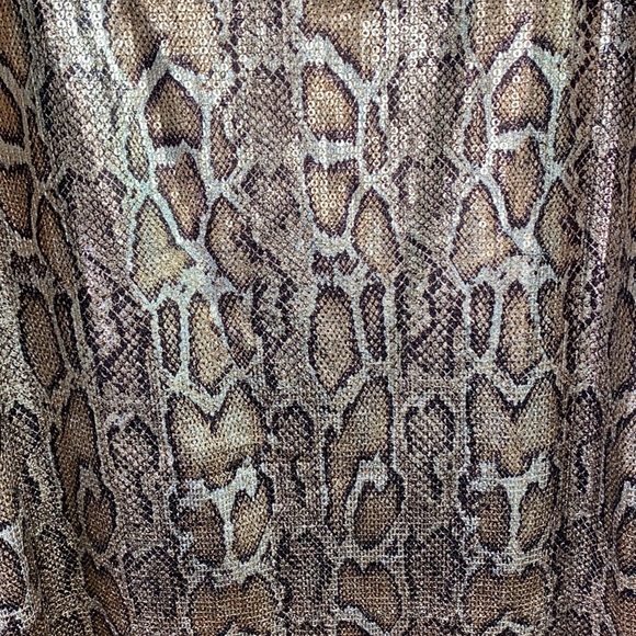 NWT L’AGENCE Auden #38 Snake Print Mini Dress M Medium - Picture 11 of 16